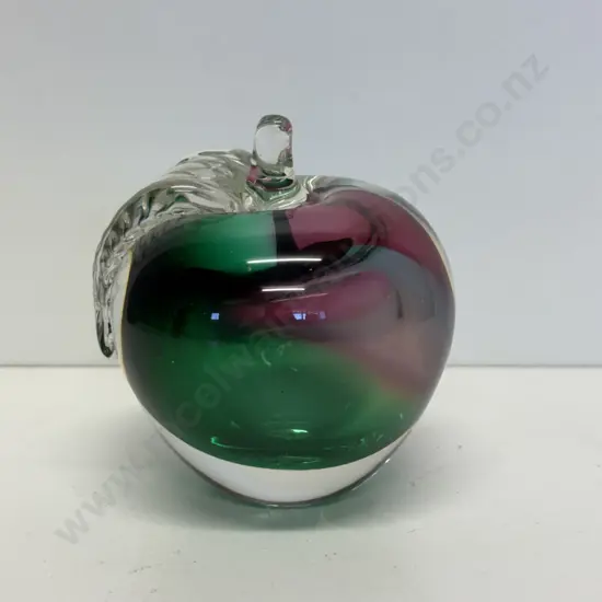 Raos 1992 Art Glass Apple