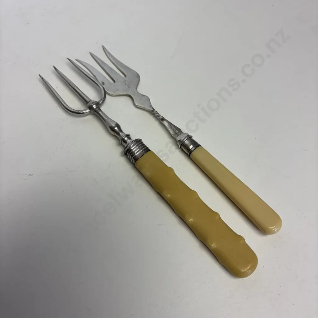 Vintage Forks with hallmarks as shown in photo Image 1++