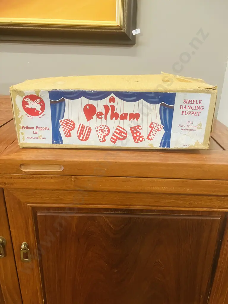 A Pelham Puppet Poodle - White, With Original Box. Made in England Image 1++