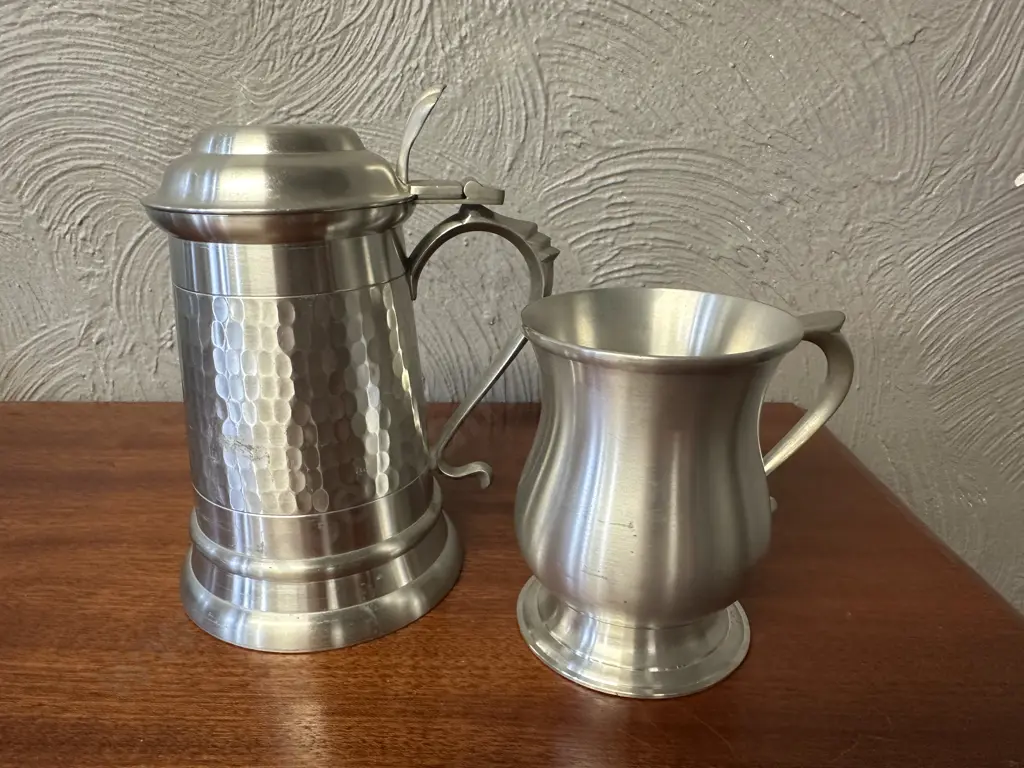 Vintage Pewter Tankards x2 Including Royal Selangor & Malaysia  Image 1++