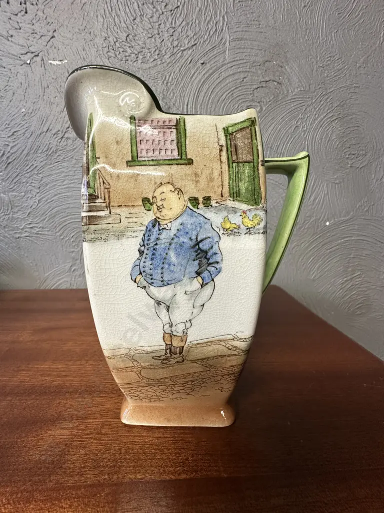 Vintage Royal Doulton Dickens Ware 'The Fat Boy' Jug #D2973 H21cm. Image 1++