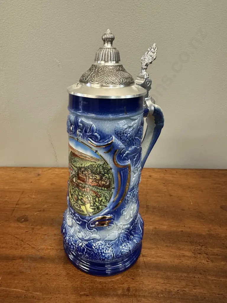 German Beer Stein Hand Painted By Armin Bay Image 1++