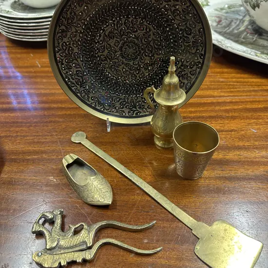 Selection Of Brass Items