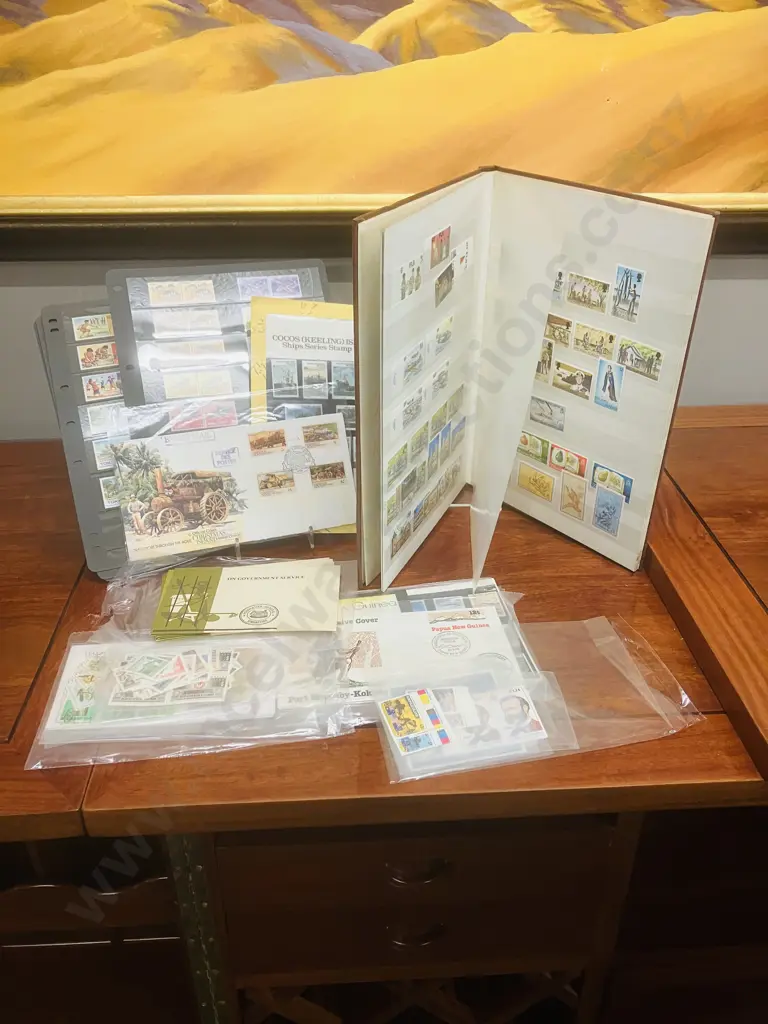 Stamps - Pitcairn Islands, Tokelau, Cocos Island, Fiji, Samoa Etc, Assorted Stamps, FDCs Image 1++