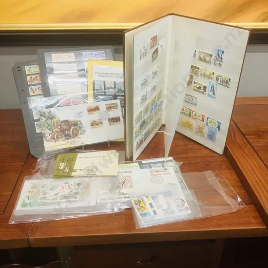 Stamps - Pitcairn Islands, Tokelau, Cocos Island, Fiji, Samoa Etc, Assorted Stamps, FDCs