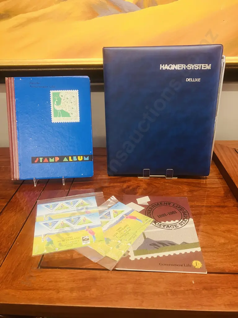 FDC's In Hagner-System Deluxe Album, Health Stamps In Stamp Albums Etc Image 1++