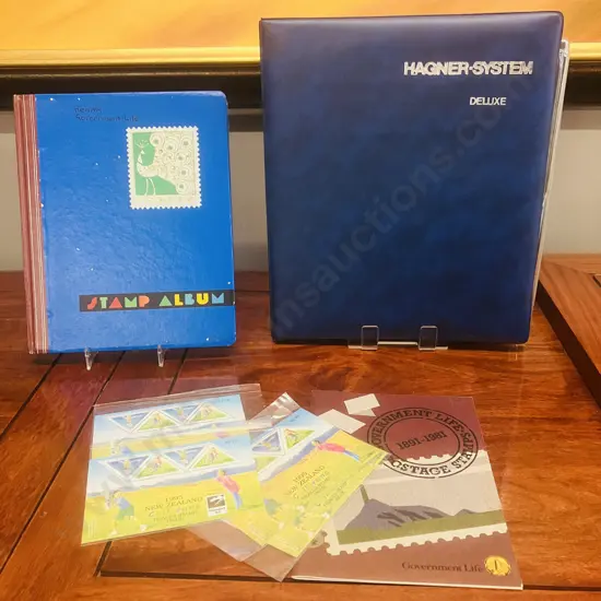 FDC's In Hagner-System Deluxe Album, Health Stamps In Stamp Albums Etc