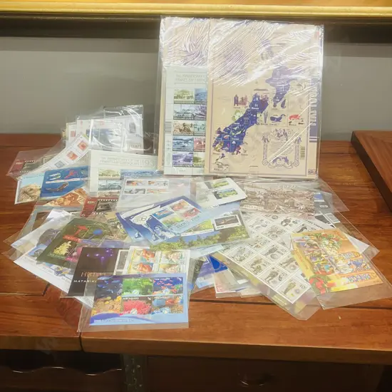 NZ Post Large Selection Miniature Sheets Etc