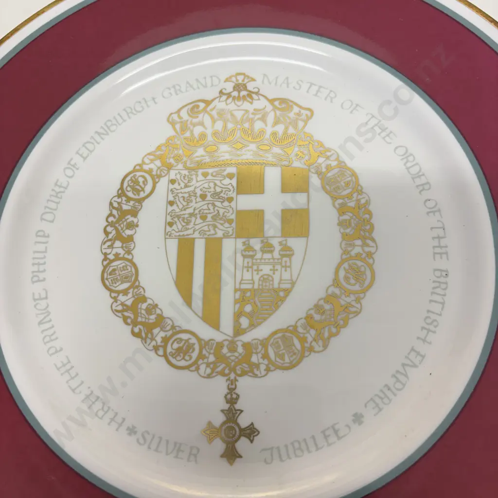 Two Caverswall Gilded Royalty Themed Plates Image 1++
