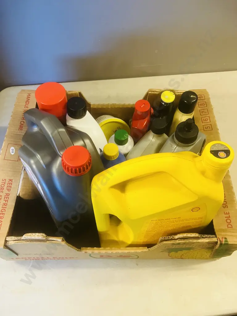Box Lot Oils, Car Cleaners & Polishes Etc Image 1++