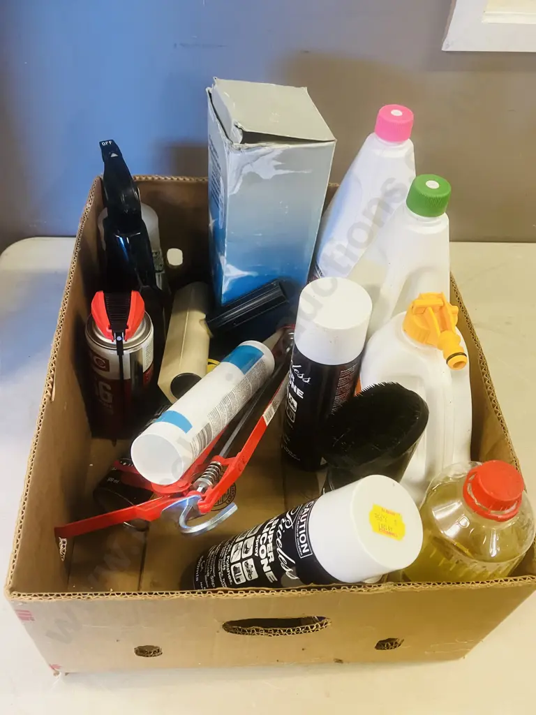 Box Lot Cleaners, Silicones, Bird Repellent Etc Image 1++