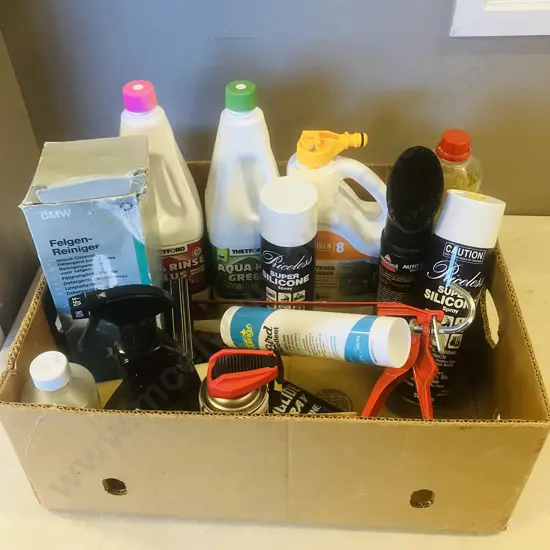 Box Lot Cleaners, Silicones, Bird Repellent Etc