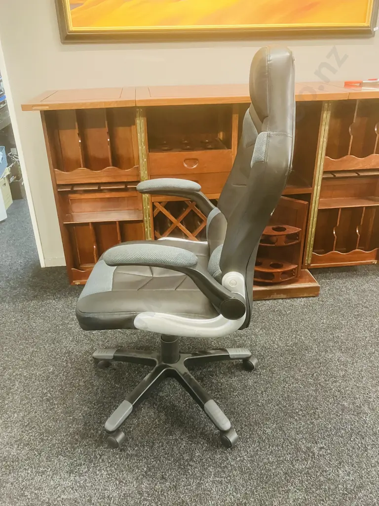 Workspace Racer Chair - Mesh & PU Leather, Gaslift Image 1++
