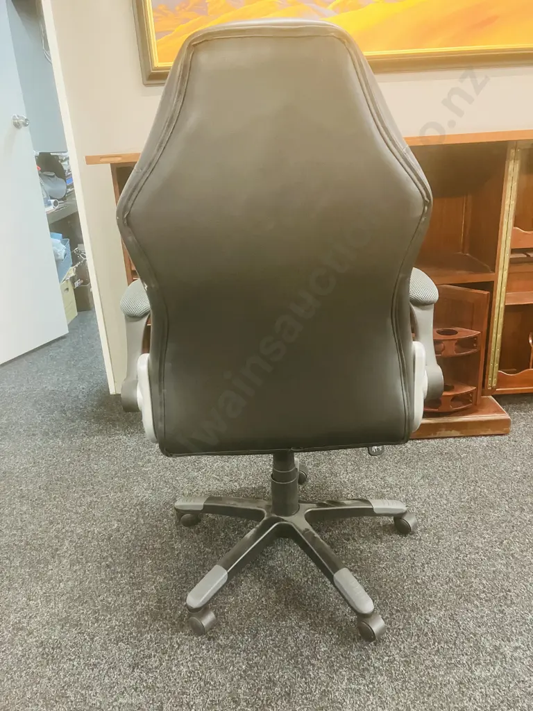 Workspace Racer Chair - Mesh & PU Leather, Gaslift Image 1++