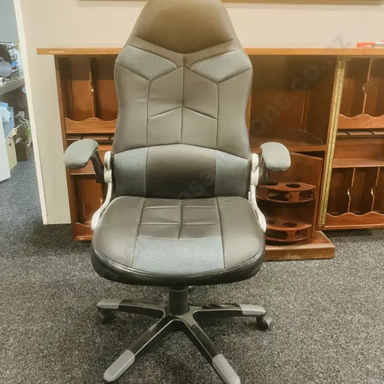 Workspace Racer Chair - Mesh & PU Leather, Gaslift