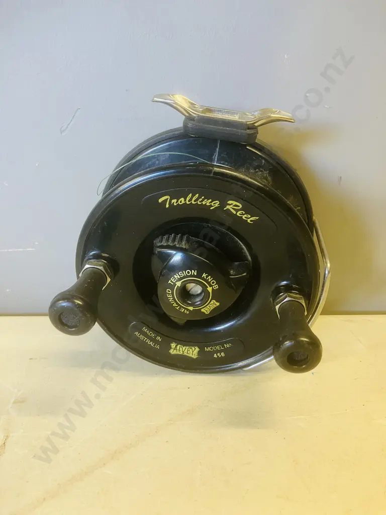 Alvey Model 456B New Zealand Trolling Reel - Made In Australia Image 1++