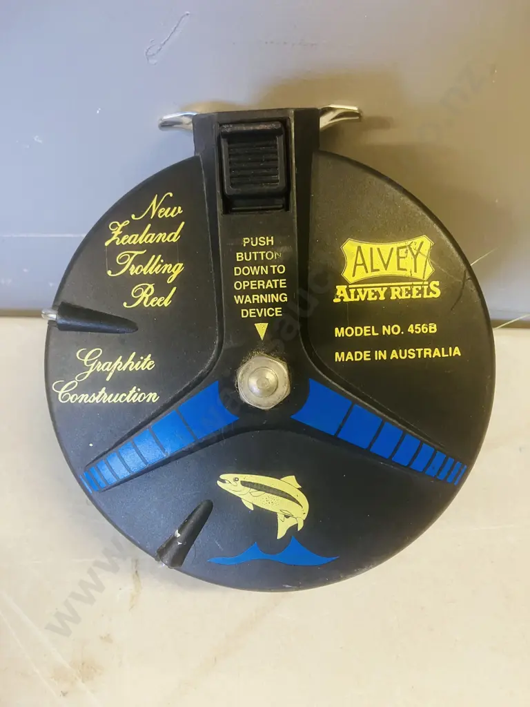 Alvey Model 456B New Zealand Trolling Reel - Made In Australia Image 1++