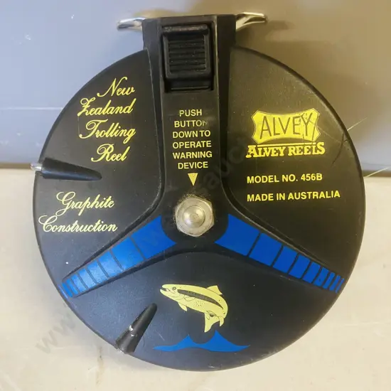 Alvey Model 456B New Zealand Trolling Reel - Made In Australia
