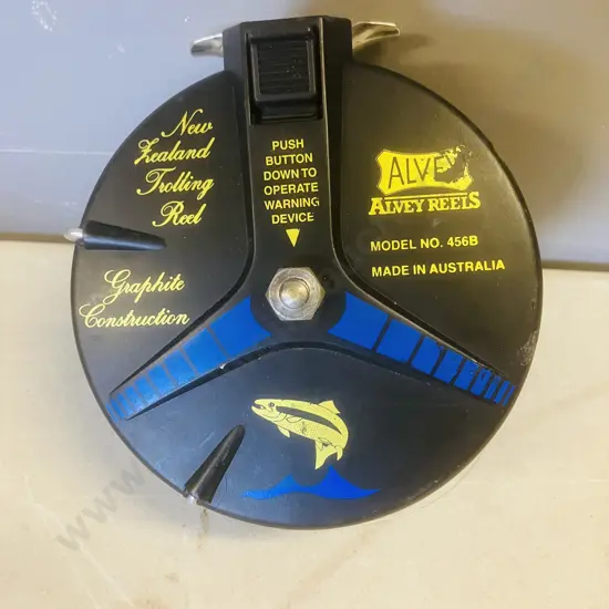 Alvey Model 456B New Zealand Trolling Reel - Made In Australia