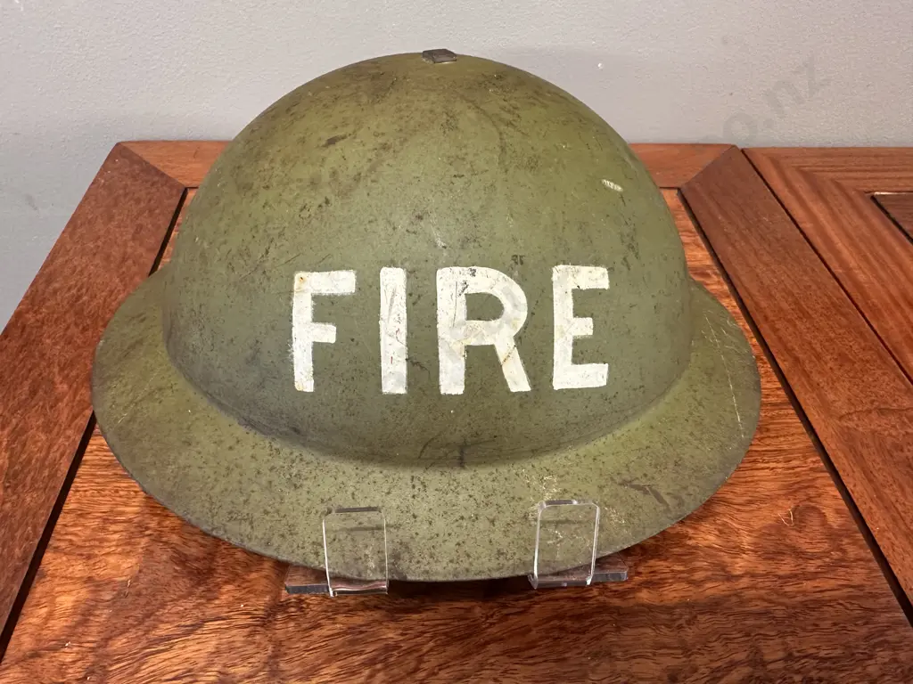 Vintage Army Fire Helmet  Image 1++