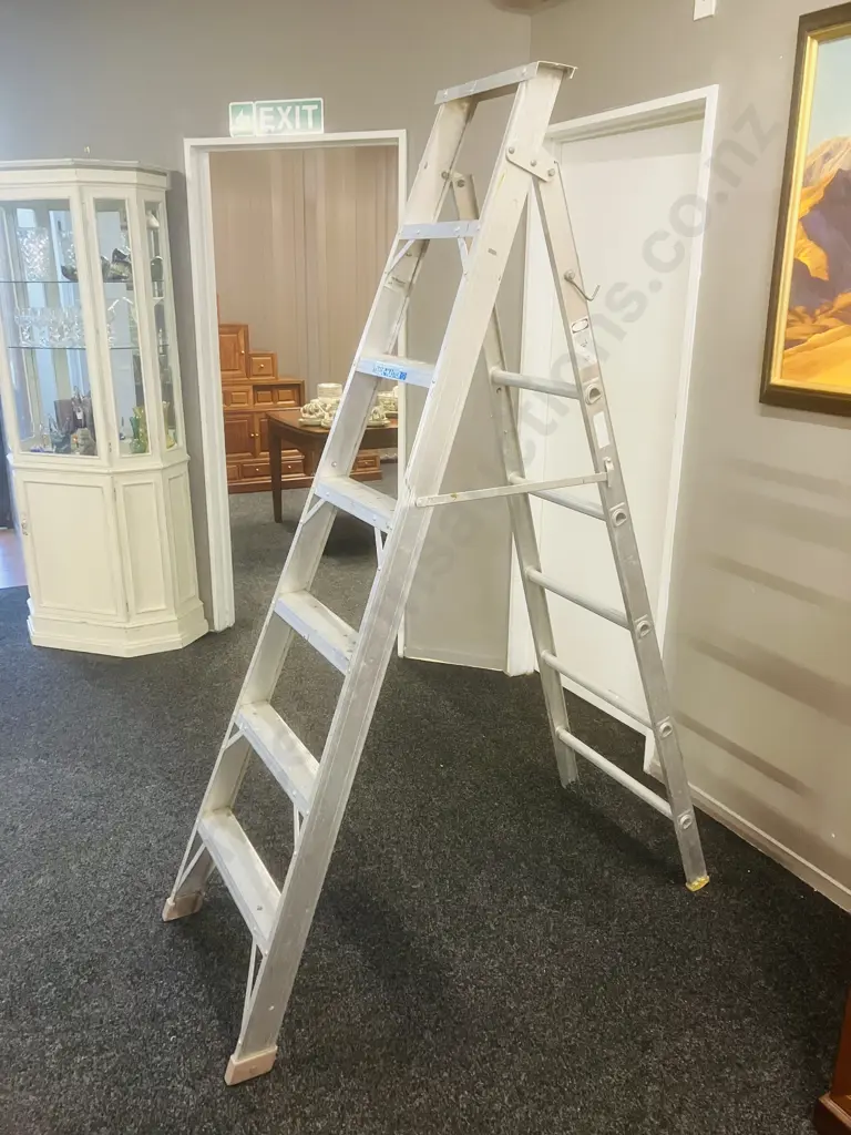Walker Trade-Master Aluminum Stepladder - 6 Step 204cm Image 1++