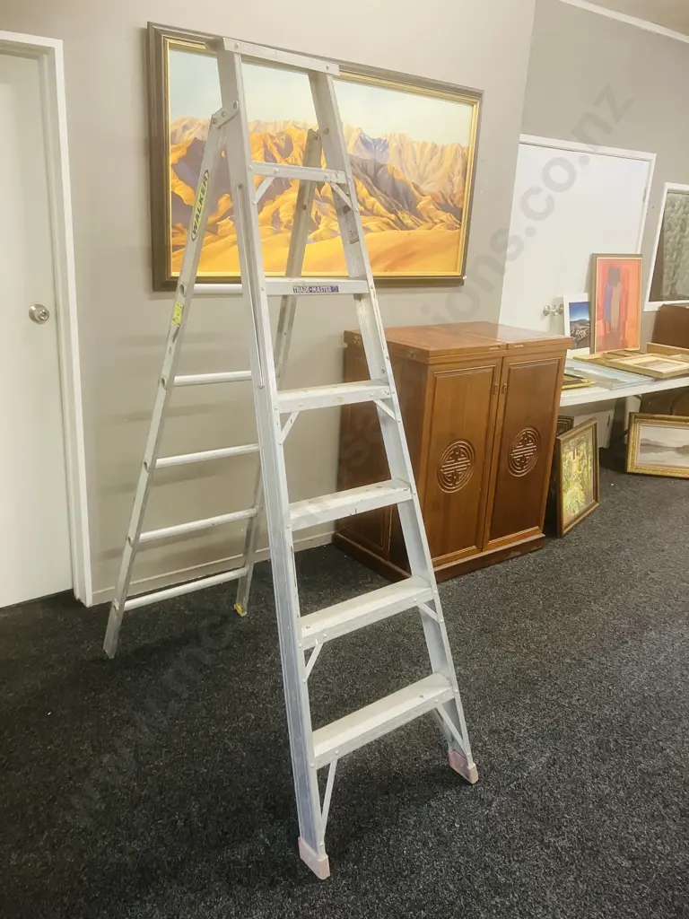 Walker Trade-Master Aluminum Stepladder - 6 Step 204cm Image 1++