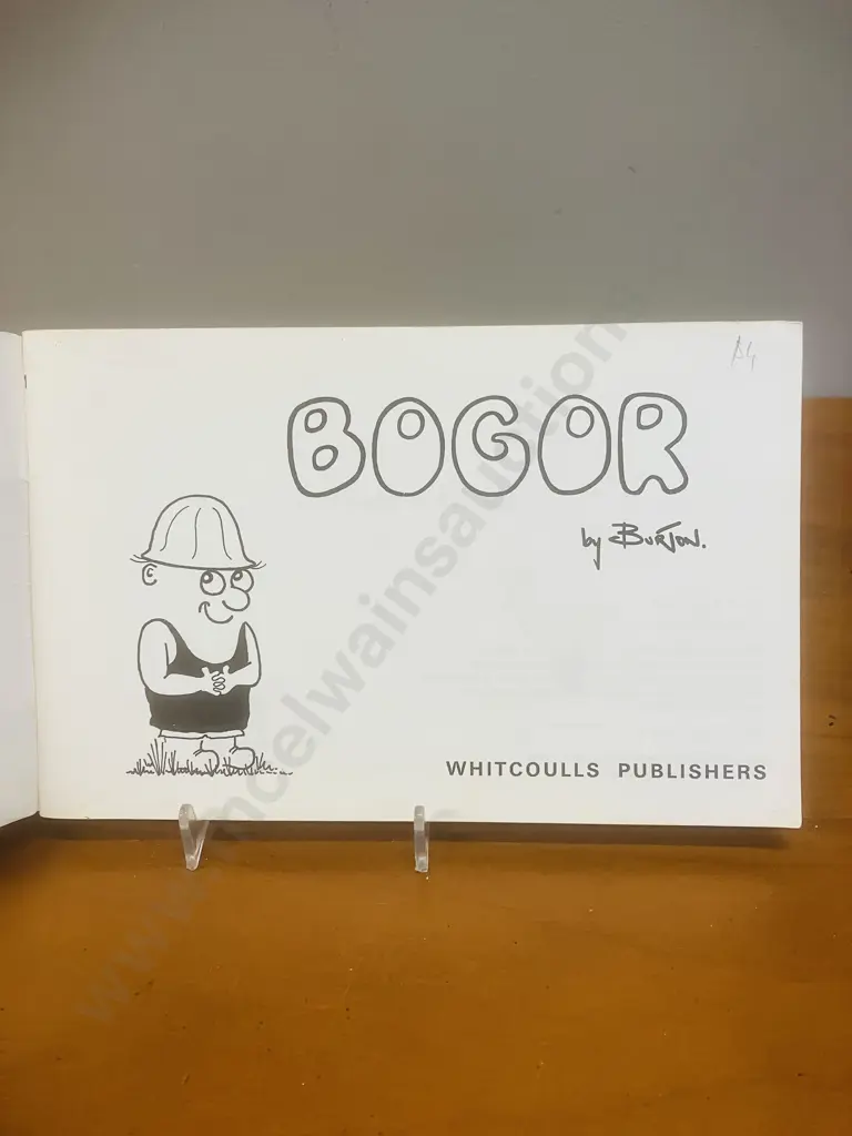 Bogor by Burton Silver 1975 First Issue Softcover, Whitcoulls Publishers, New Zealand, ISBN 0723304513 Image 1++