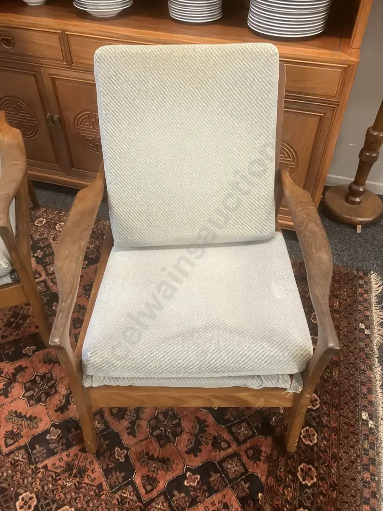 Pair of Mid-Century Concorde Armchairs by Fred Lowen for Don Furniture 1965 Image 1++