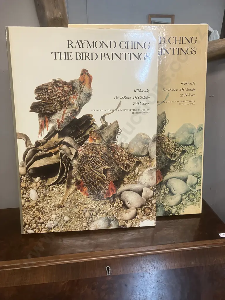 Raymond Ching The Bird Paintings 1978 First Edition Hardcover With Slipcase Image 1++