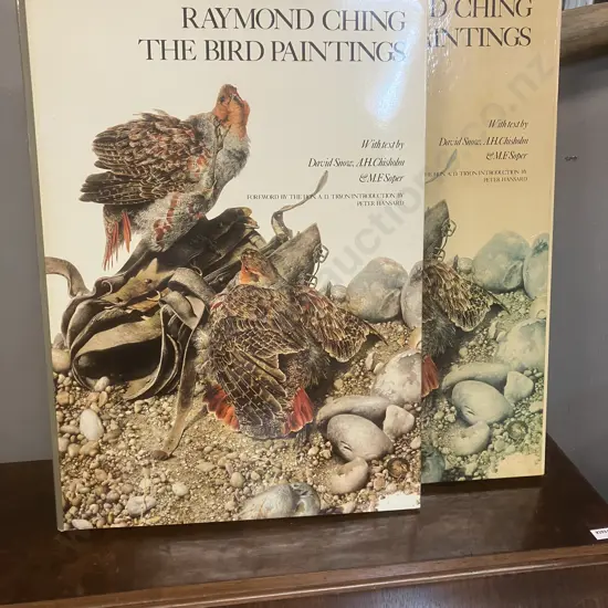 Raymond Ching The Bird Paintings 1978 First Edition Hardcover With Slipcase
