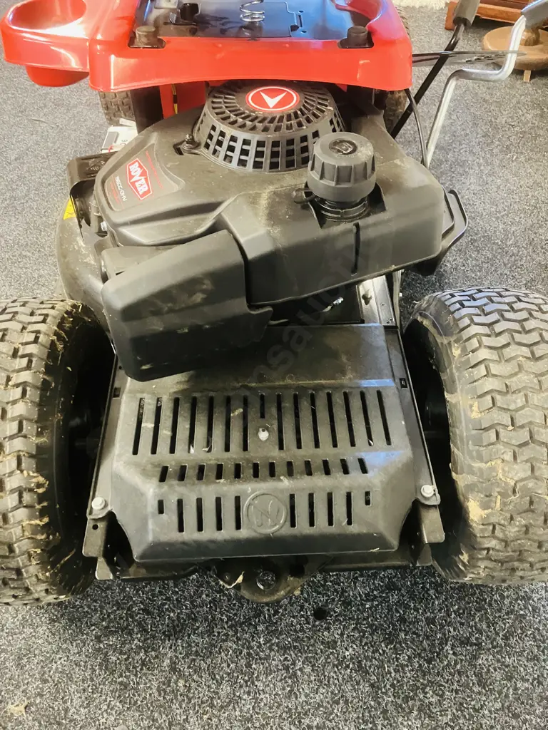 Rover Micro Rider Ride On Mower, Model 13B426JC333,196cc OHV, 24", 6 Speed, New Battery, Had Minimal Use Image 1++