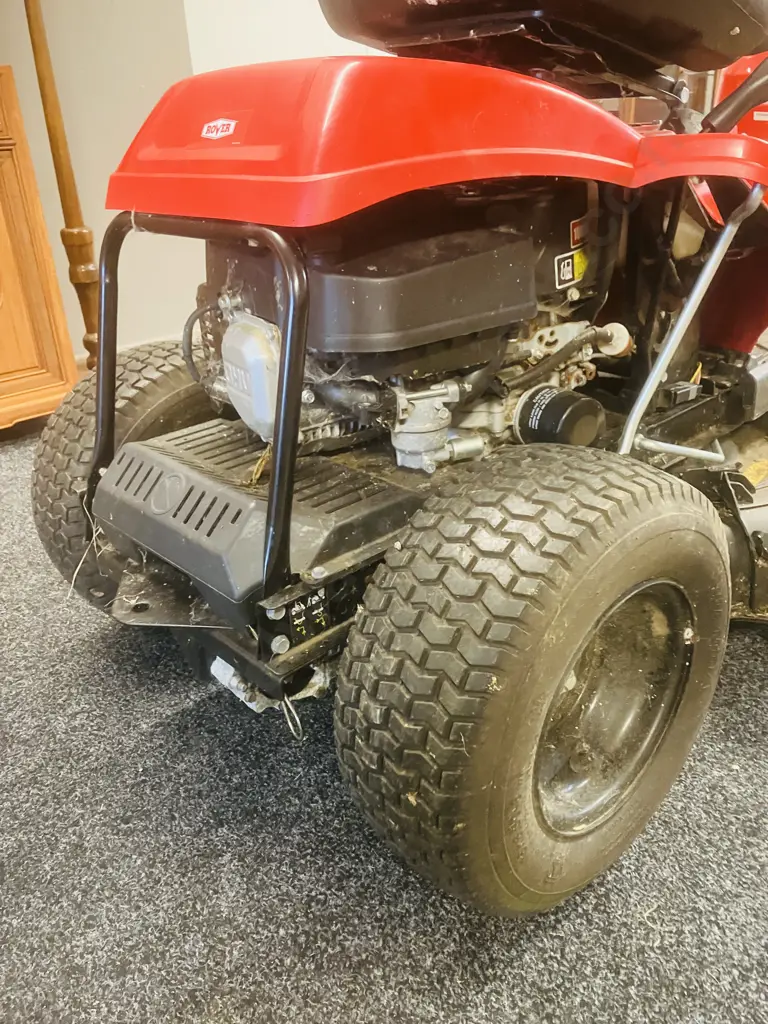 Rover Mini Rider 382 Hydro Side Discharge Ride On, Model 13A721JD333, 382cc, 30", New Battery Image 1++