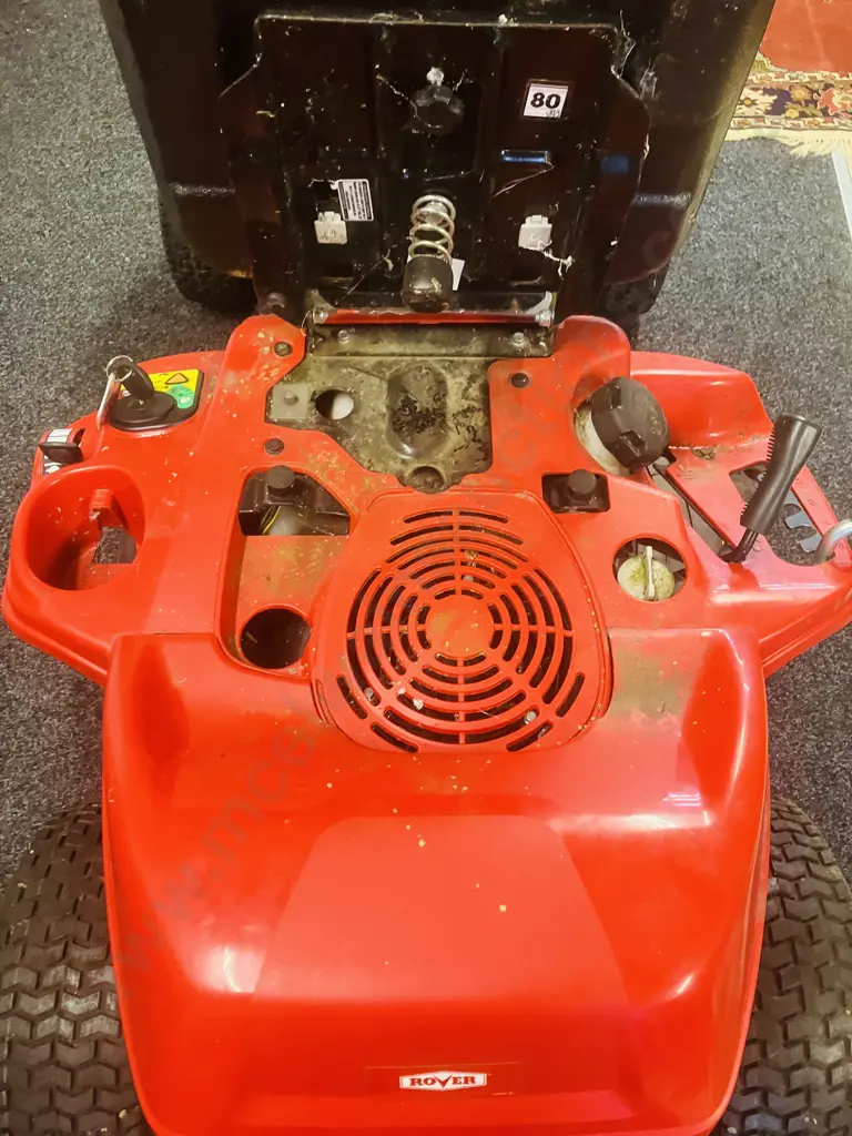 Rover Mini Rider 382 Hydro Side Discharge Ride On, Model 13A721JD333, 382cc, 30", New Battery Image 1++