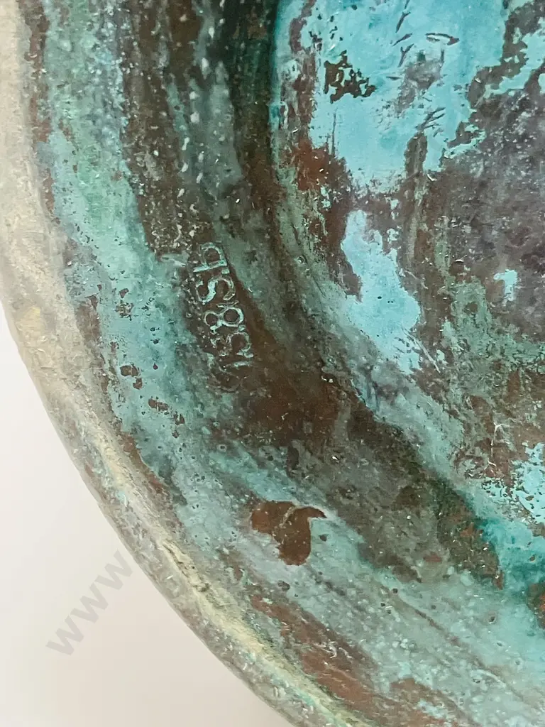 Antique Arts and Crafts Copper ‘Lizard Skin’ Hot Water Jug by Joseph Sankey and Sons c.1900-1910. Stamped JS&SB. H27cm Image 1++