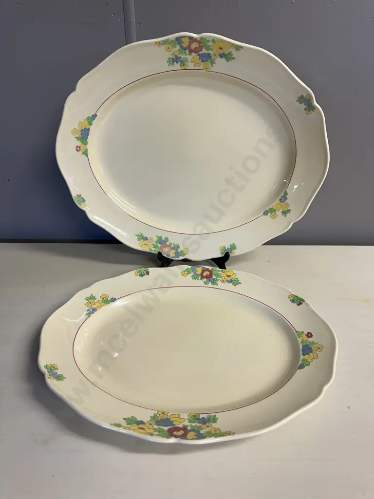 Royal Doulton 'Minden' Oval Serving Platters Pattern # D5334  Image 1++