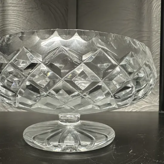 Vintage Pedestal Crystal Bowl