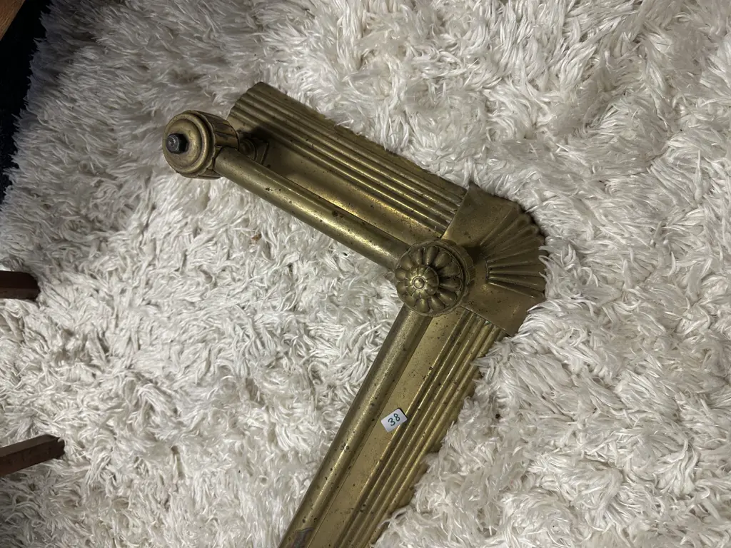 Victorian Brass and Cast Iron Fire Surround Image 1++