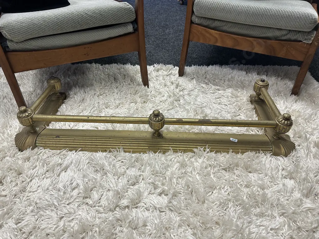 Victorian Brass and Cast Iron Fire Surround Image 1++