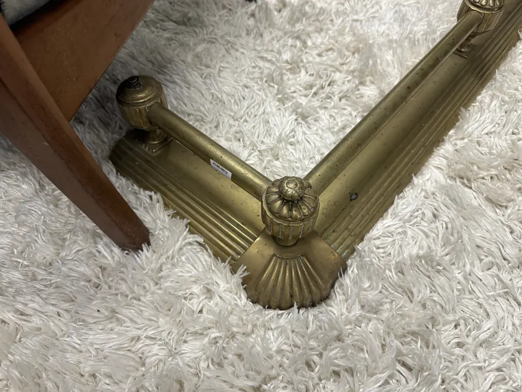 Victorian Brass and Cast Iron Fire Surround Image 1++