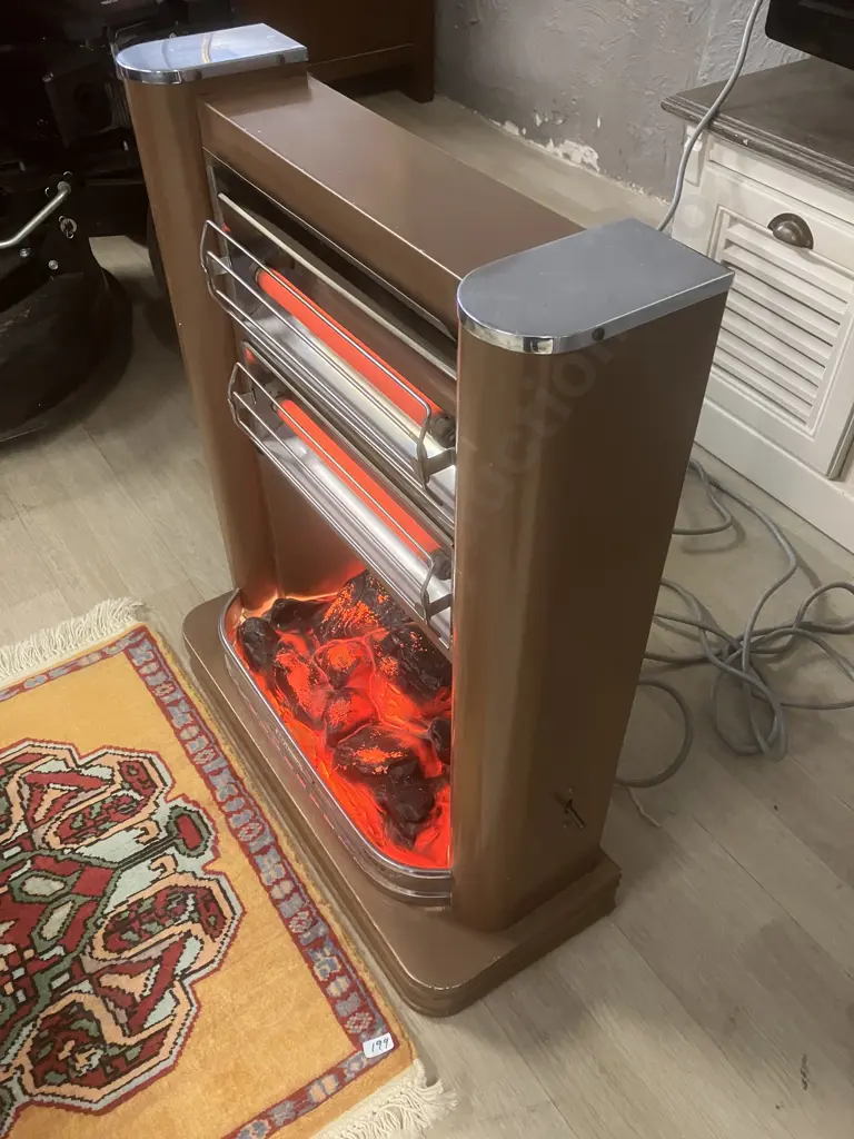 Retro Ultimate Heater - 2 Bar With Fake Coals Image 1++