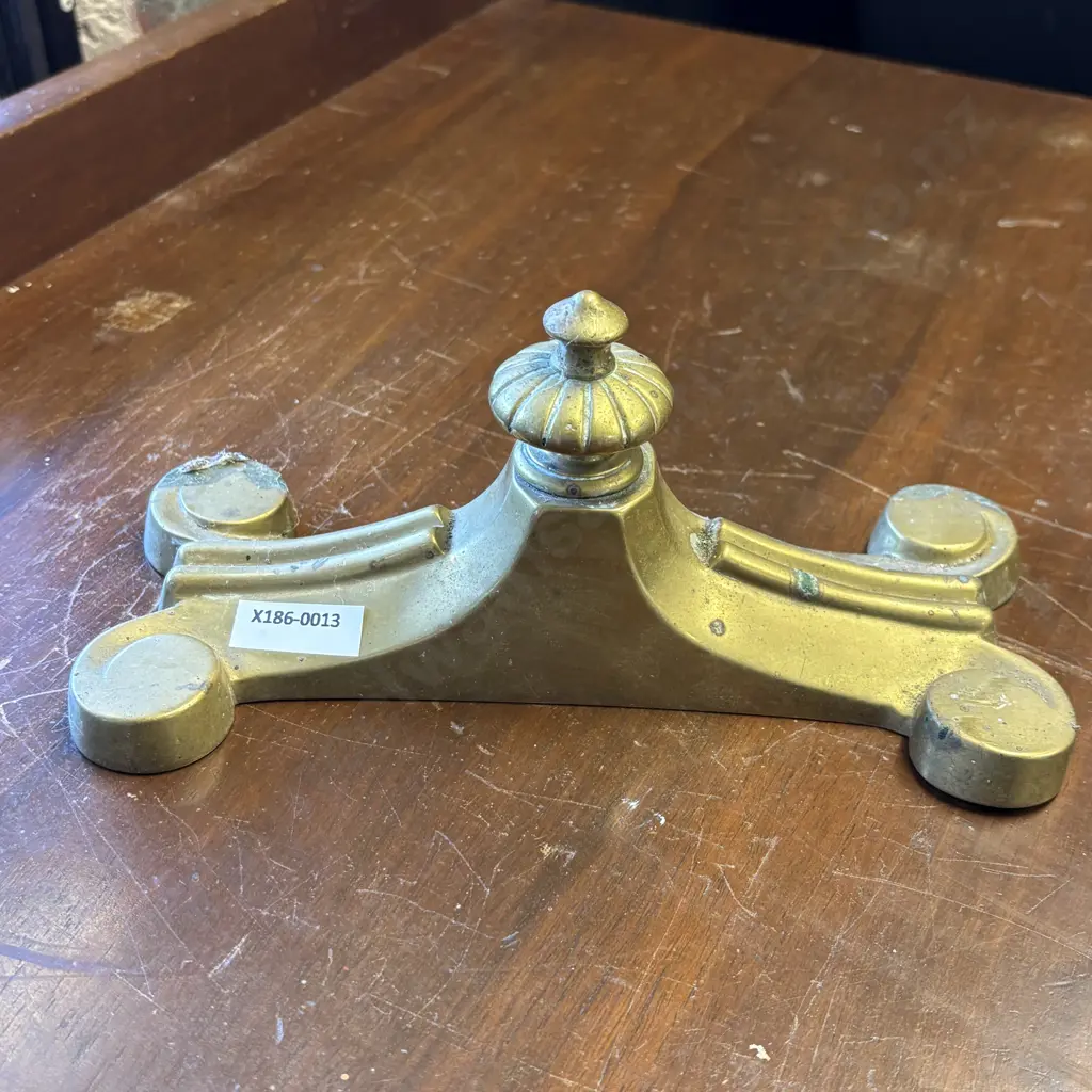Victorian Brass and Cast Iron Door Stop Image 1++