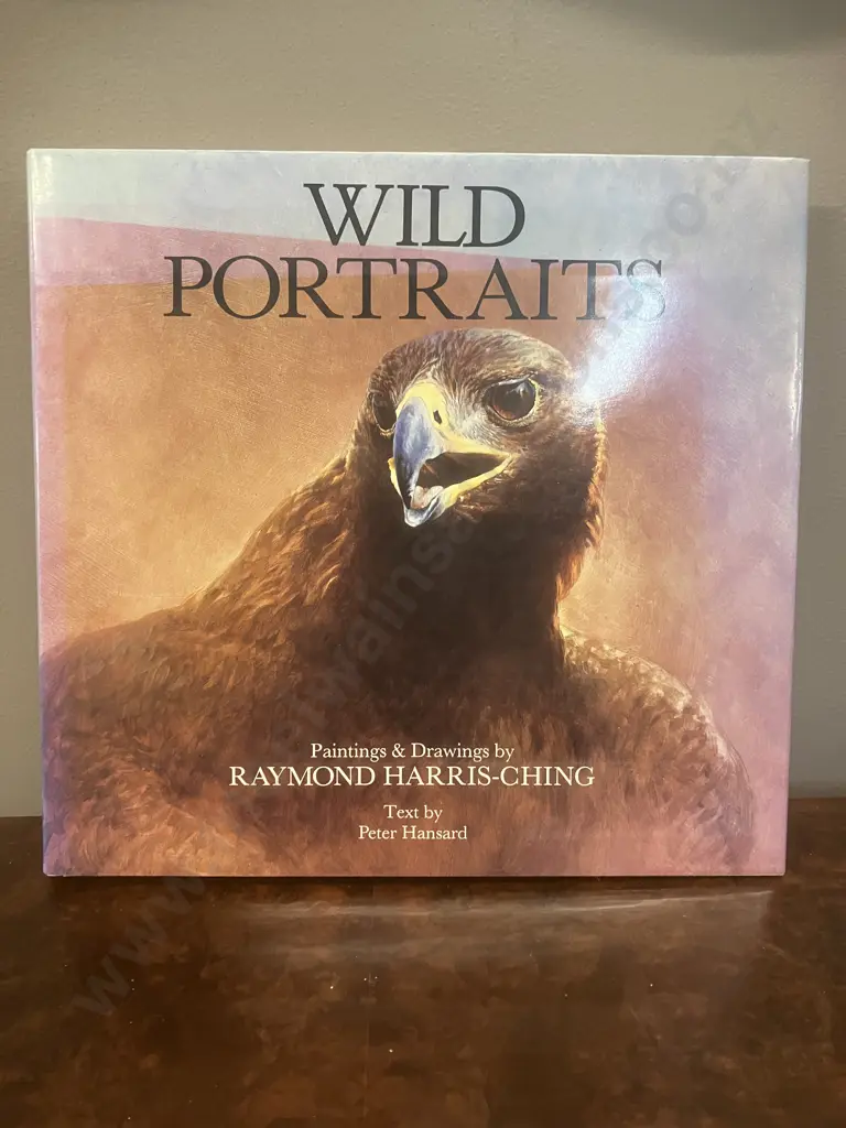 Wild Portraits - Paintings & Drawings by Raymond Harris-Ching.1988 First Edition Hard Cover With Dust Jacket Image 1++