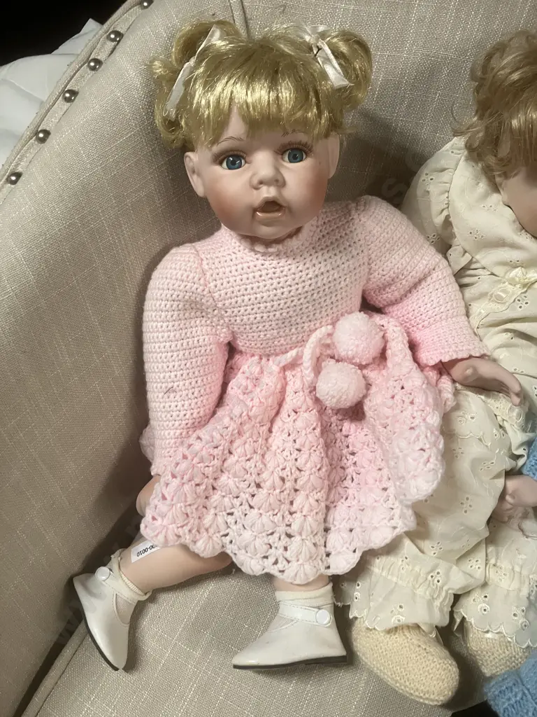 Three Porcelain Dolls Image 1++