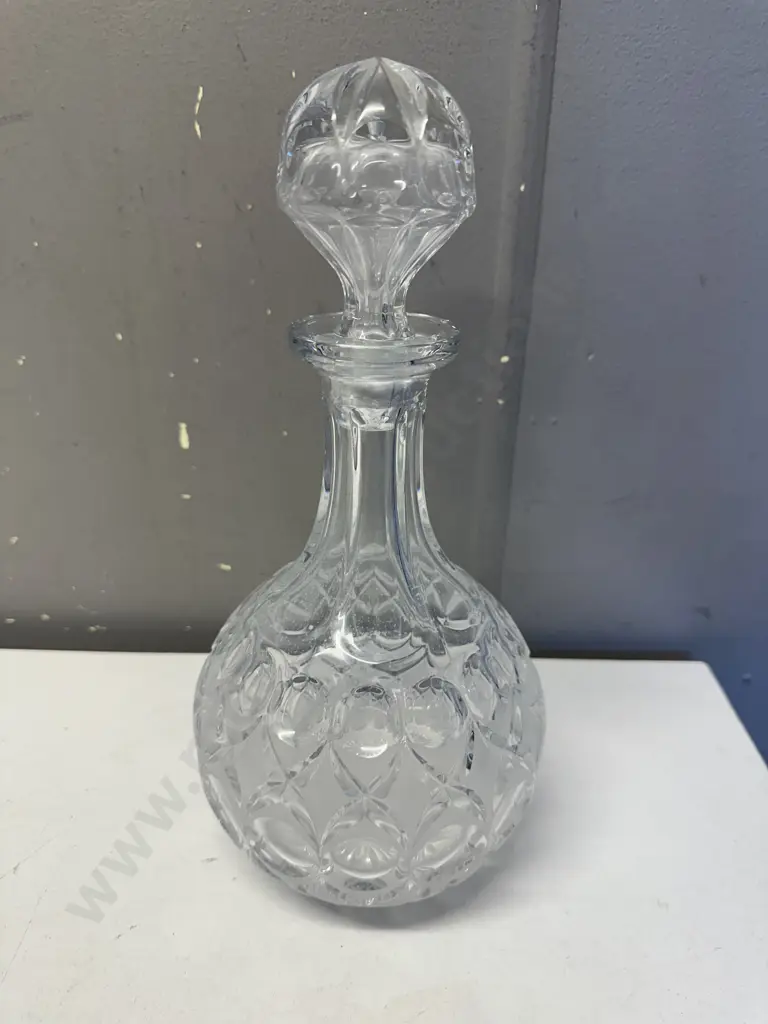 Vintage Glass Decanter Image 1++