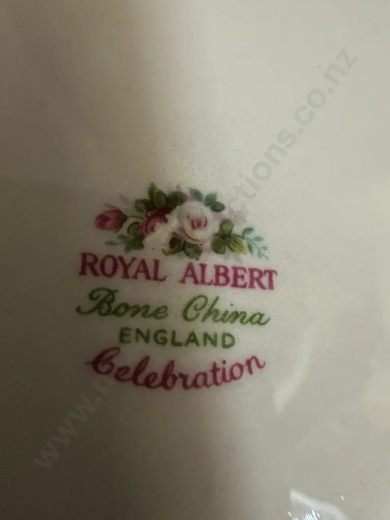 Large Vintage Royal Albert Celebrations Teapot H19cm Image 1++
