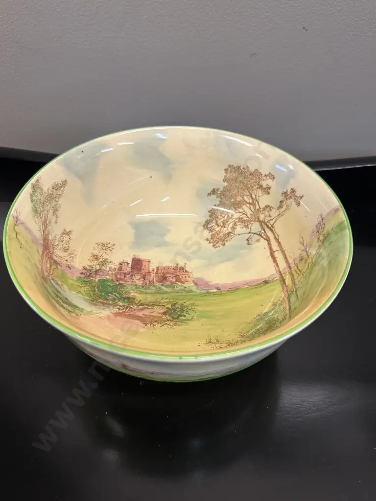 Royal Doulton Footed Windsor Castle Bowl Pattern #D5413  H10,Dia19.5cm.  Image 1++