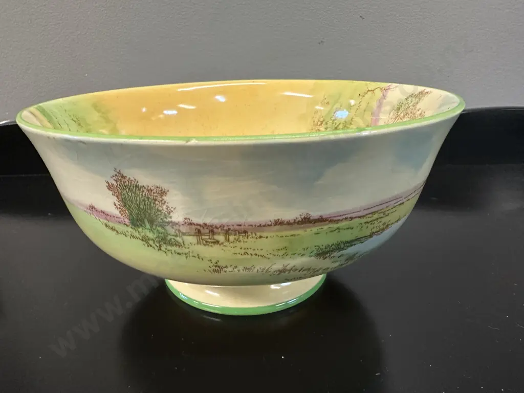 Royal Doulton Footed Windsor Castle Bowl Pattern #D5413  H10,Dia19.5cm.  Image 1++