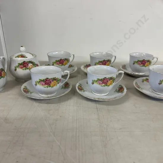 Regent China English Rose Tea Ware