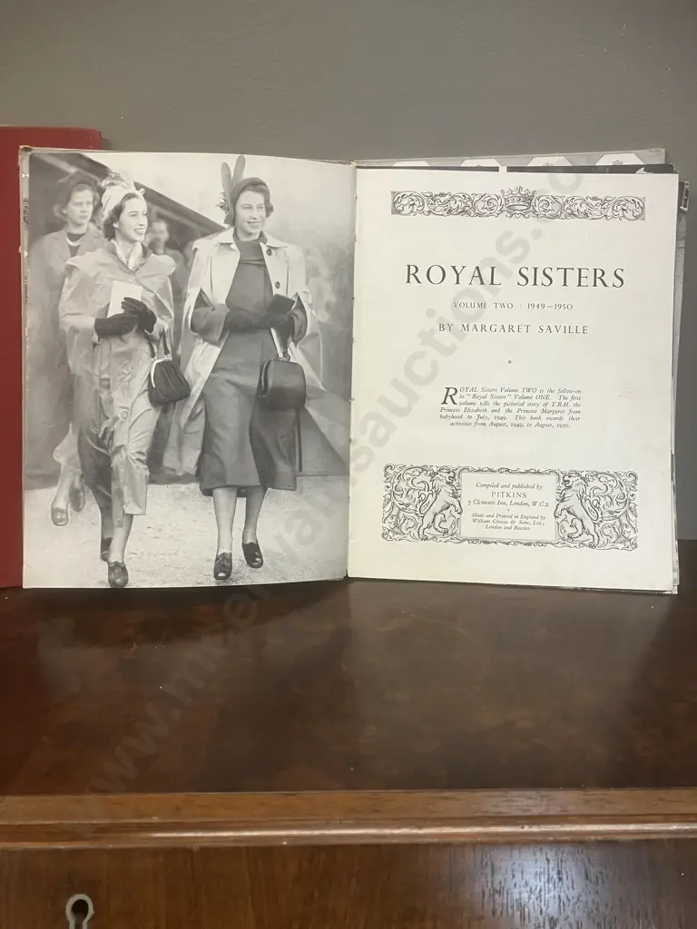 The Little Princesses Marion Crawford 1950 First Edition, 1950 Royal Sisters Vol2, The Royal Gardeners 1952 Image 1++