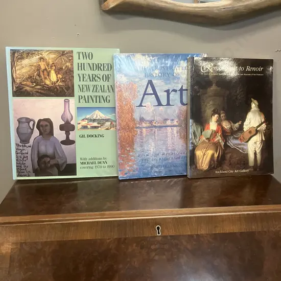 Two Hundred Years of NZ Paintings - Gil Docking 1990 Revised Edition, Illustrated Art History & Rembrandt to Renoir